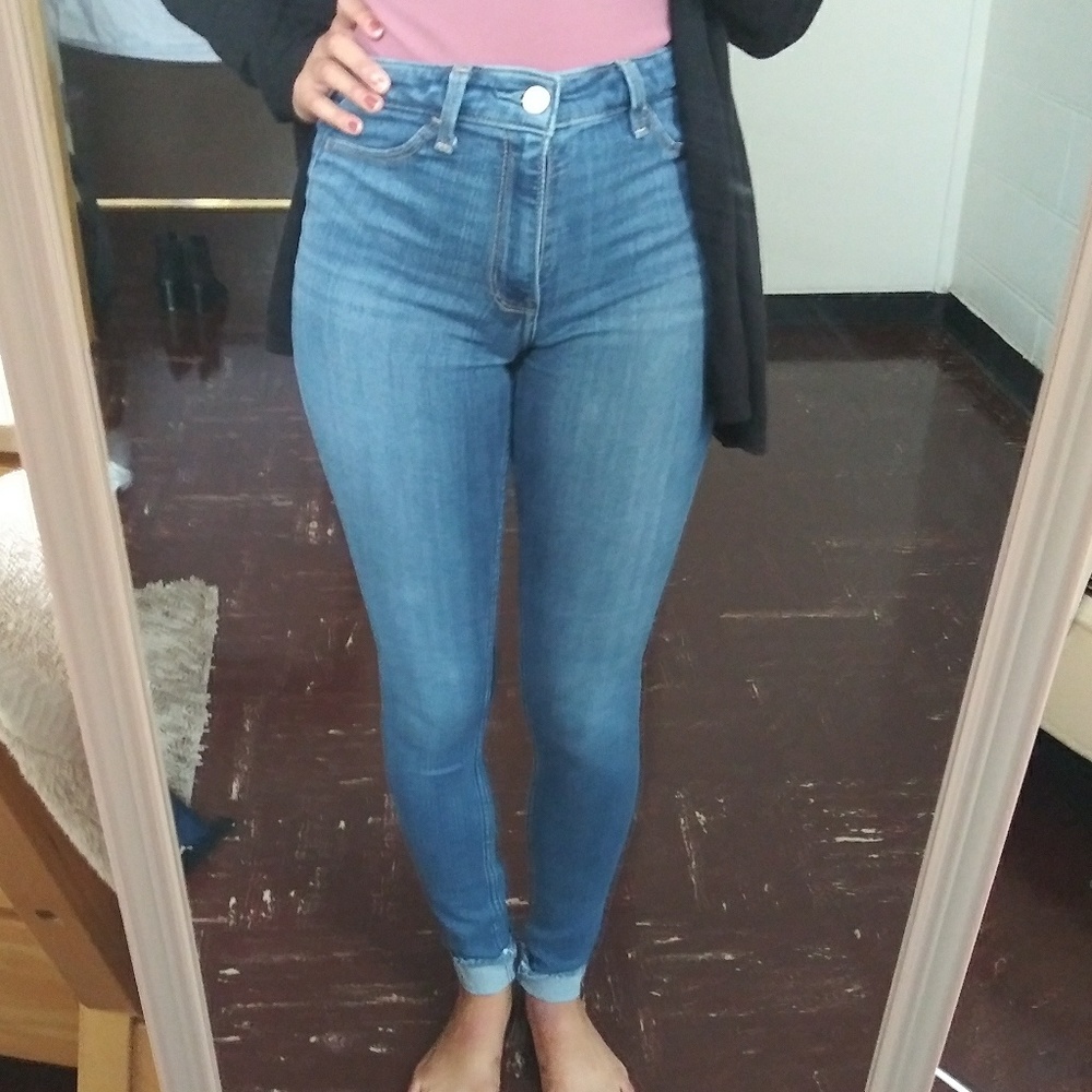 High Rise Jean Leggings